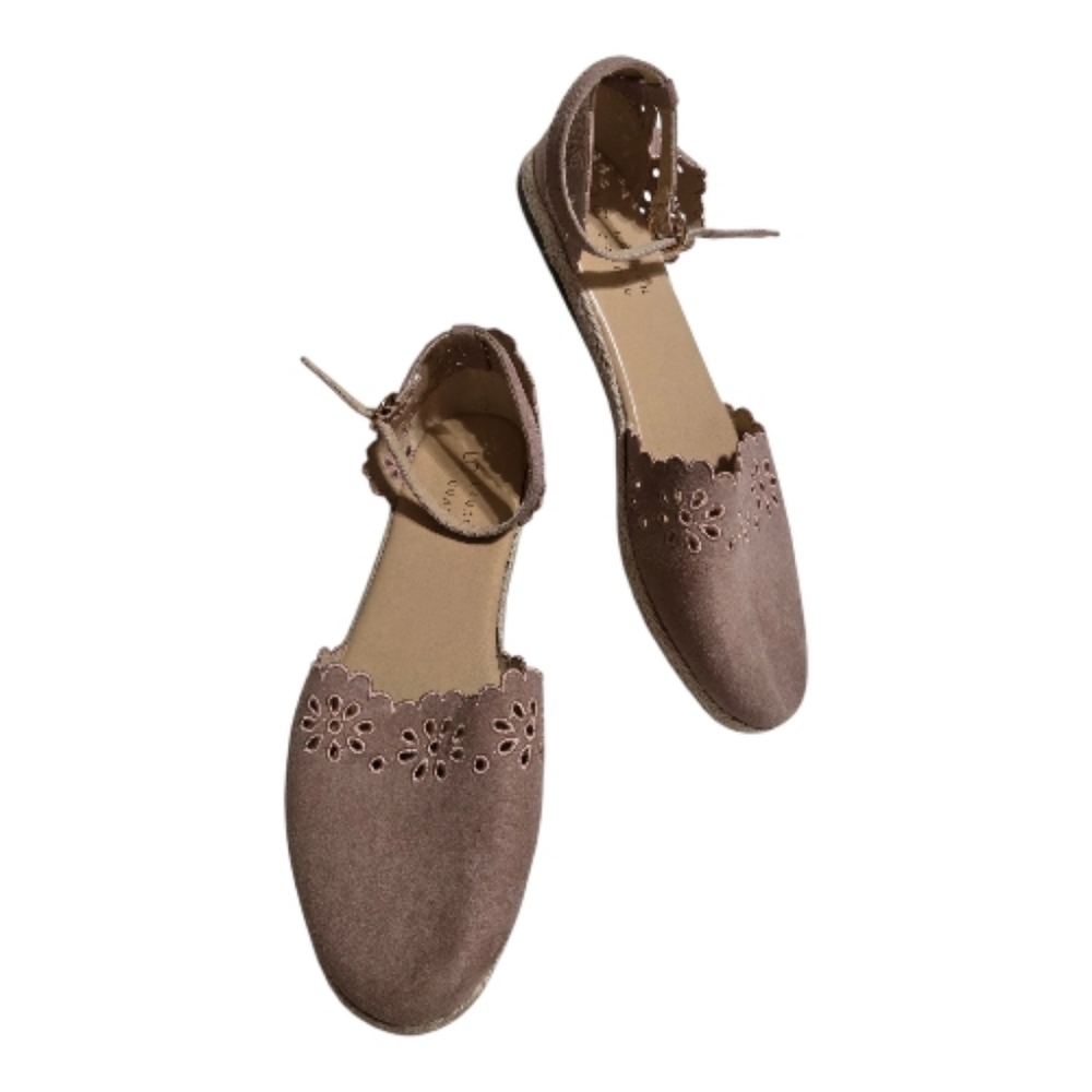 Dusty Pink Espadrille Flats By Lauren Conrad Size 8 EUC